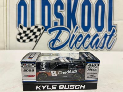 Kyle Busch #8 Cheddars Blue 2025 Nascar Cup Series CX82561CHSKB 1:64 scale