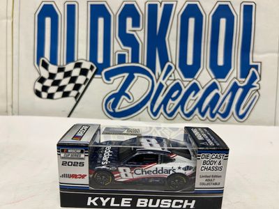 Kyle Busch #8 Cheddars Salutes 2025 Nascar Cup Series CX82561SALKB 1:64 scale