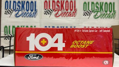 Jeff Swindell #104+ Octane Boost 2025 USAC Sprint Car A1809527 1:18 scale