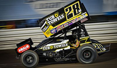 *PRE-ORDER ONLY* Conner Morrell #28M Tub O' Towels 2026-Winged Sprint Car A5026019 1:50 Scale