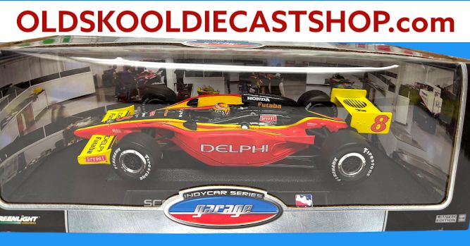 Scott Sharp #8 Delphi 2002 Greenlight Collectibles Indy Car Series Garage Limited Edition 1:18 scale