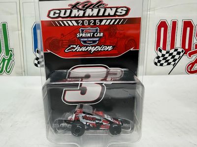 Kyle Cummins #3P Avanti USAC Sprint Car 2025 USAC Champion - Cummins ACME A6401026 1:64 scale