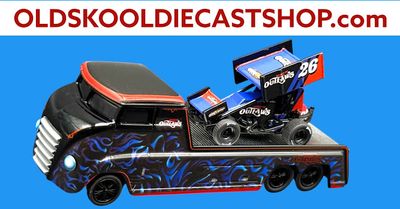 2026 World of Outlaws Custom Hauler and Sprint Car SC64009 1:64 Scale