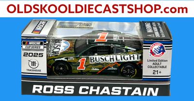 Ross Chastain #1 Busch Light Camo 2025 NASCAR Cup Series CX12561BLMRZ 1:64 scale