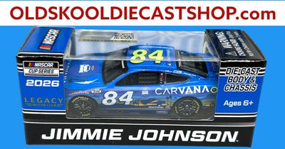 Jimmie Johnson #84 Carvana San Diego 2026 NASCAR Cup Series C842661CVSJJ 1:64 scale