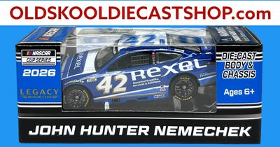 John Hunter Nemechek #42 Rexel 2026 NASCAR Cup Series C422661REXJH 1:64 scale