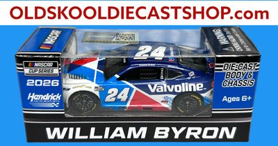 William Byron #24 Valvoline 2026 NASCAR Cup Series C242661VALWB 1:64 scale
