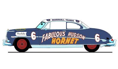 *PRE-ORDER ONLY* #6 1952 Hudson Hornet - Fabulous Hudson Hornet - Marshall Teague 2026 ACME 1952-1953 Hudson Hornets A1807505 1:18 Scale