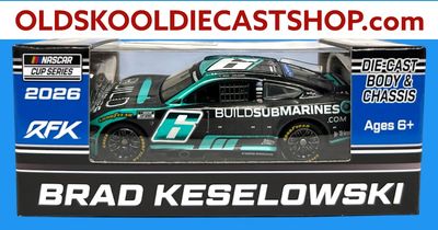 Brad Keselowski #6 Buildsubmarines.com 2026 NASCAR Cup Series CX62661BSUBW 1:64 scale
