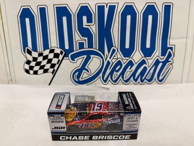 Chase Briscoe #19 Bass Po Shops Patriotic Darlington Win 2025 Nascar Cup Series W192561SALCJL 1:64 scale