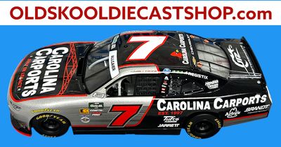 Justin Algaier #7 Carolina Car Ports 2026 NASCAR O'Reilly Auto Parts Series NX72623CCPAG 1:24 Scale