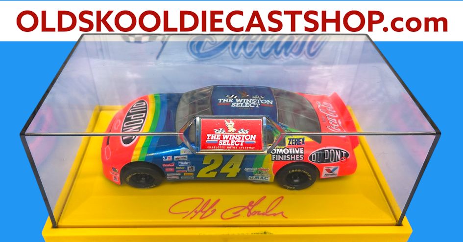 Jeff Gordon #24 DuPont / Coca Cola in Case 1995 Racing Champions 1:24 Scale