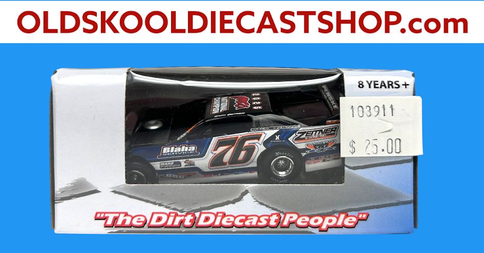 Zach Zeitner #76 2026 ADC Late Model Dirt DW626M674 1:64 scale
