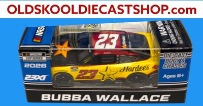 Bubba Wallace #23 Hardee's 2026 NASCAR Cup Series C232661HRDDX 1:64 scale