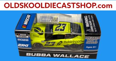 Bubba Wallace #23 Robinhood 2026 NASCAR Cup Series C232661ROBDX 1:64 scale