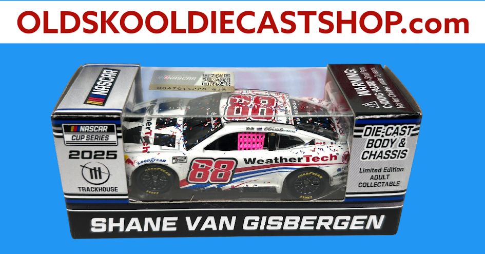 Shane Van Gisbergen #88 2025 Weathertech Charlotte Roval Win 2025 NASCAR Cup Series W882561WRTSVM 1:64 Scale