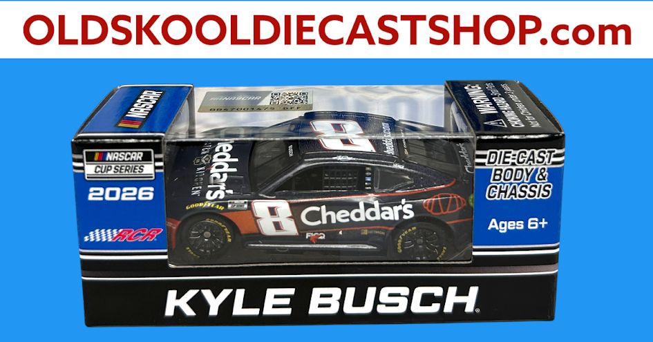 Kyle Busch #8 Cheddar's 2026 NASCAR Cup Series CX82661CHDKB 1:64 scale