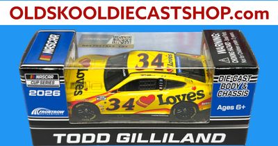 Todd Gilliland #34 Love's 2026 NASCAR Cup Series C342661LTSTG 1:64 Scale