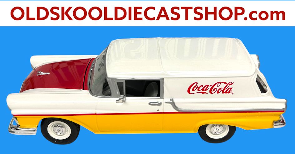 1957 Ford Panel Delivery Coca Cola Johnny Lightning 1:24 scale