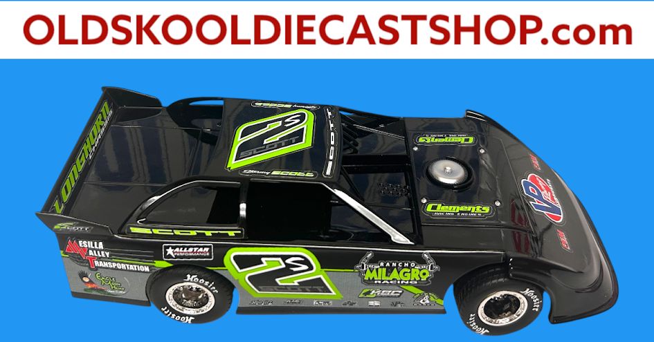 Stormy Scott #2s 2021 Late Model Dirt DW221M309 1:24 scale