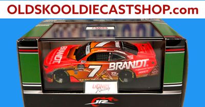 Justin Allgaier #7 Brandt Whiskey in Case 2026 NASCAR O'Reilly Auto Parts Series NX72665BWKAG 1:64 scale