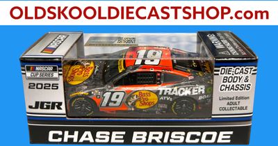 Chase Briscoe #19 Bass Pro Shops / 10.19.25 Talladega Race Win 2025 NASCAR Cup Series W192561BPSCJJ 1:64 scale