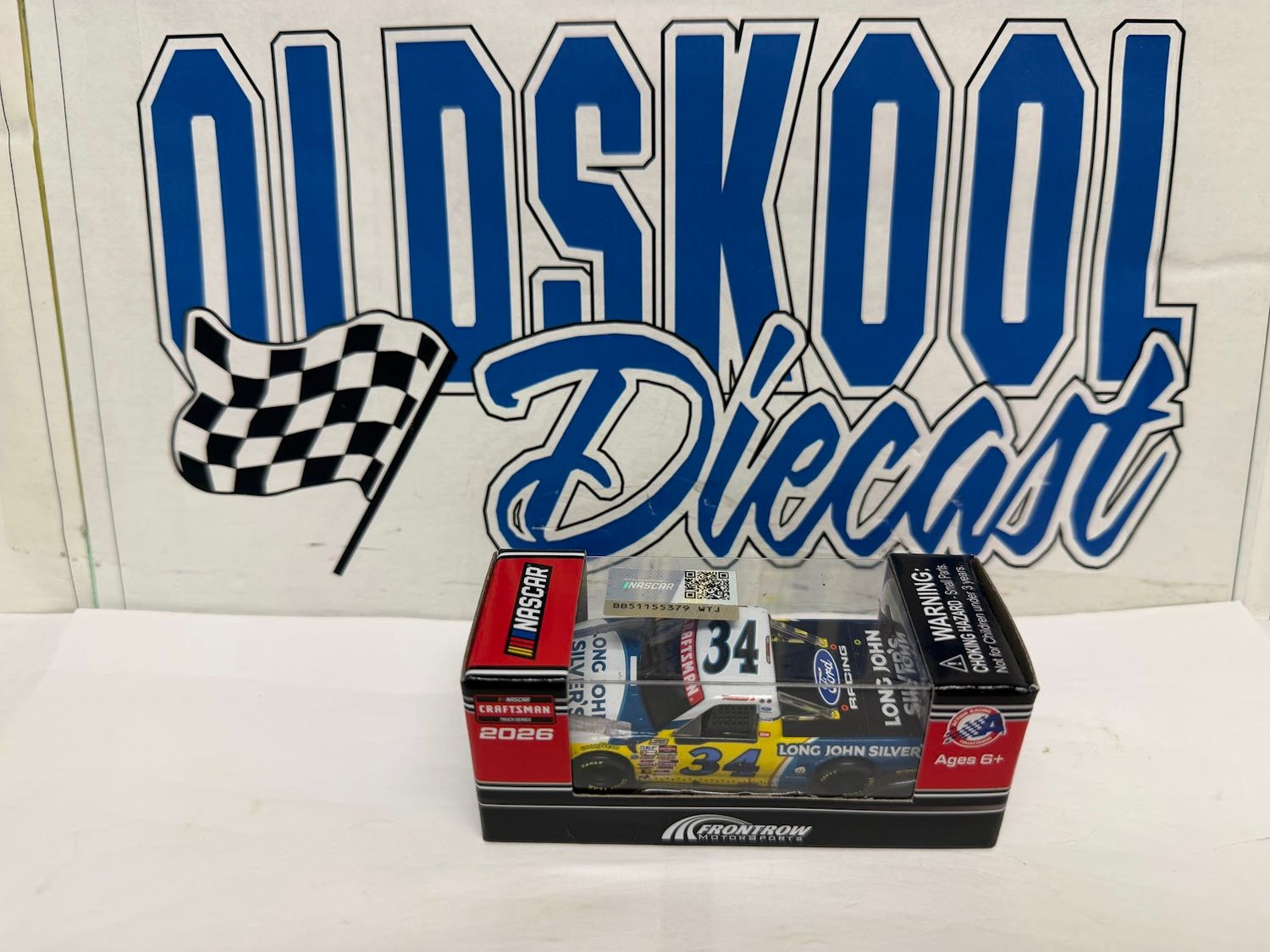 Layne Riggs #34 Long John Silver's St. Petersburg FL Win W342665LJSLRSP 1:64 Scale