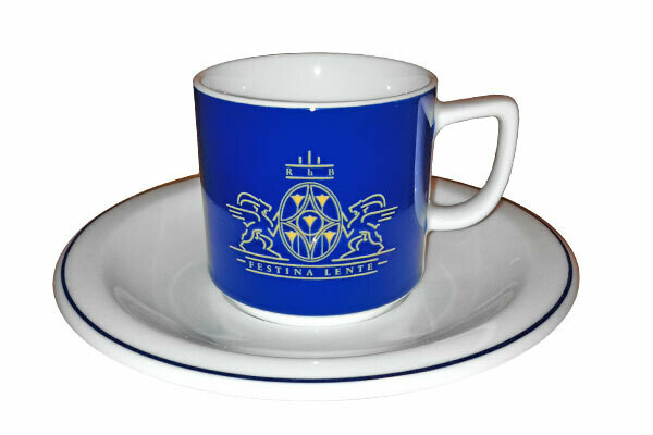 Espressotasse, mit Untertasse.