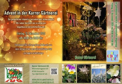 INFO nächster EVENT Adventsfenster