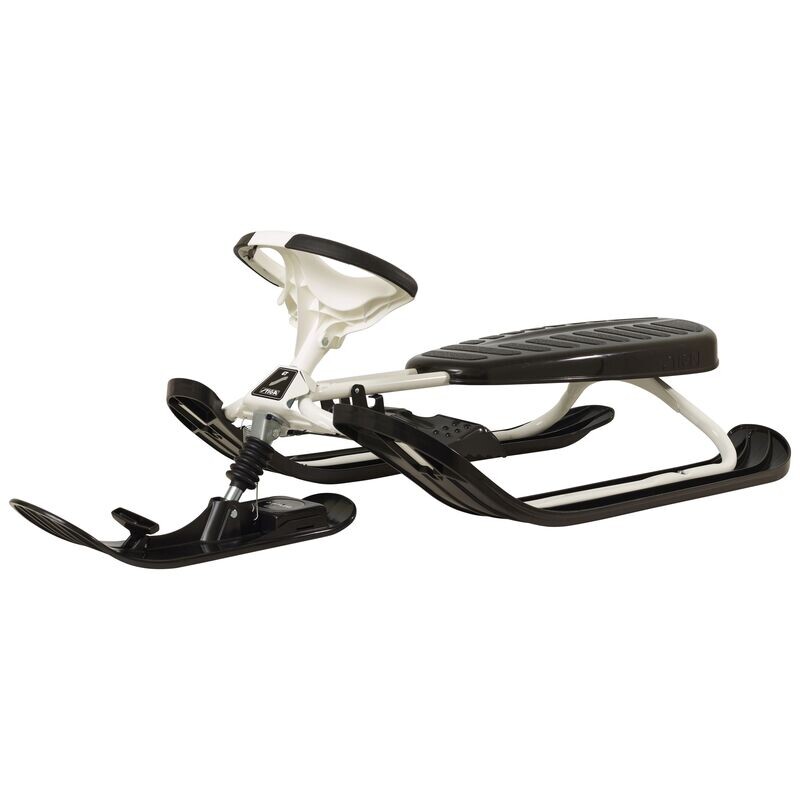 Stiga Snowracer Curve GT weiss mit Zugseil Bob