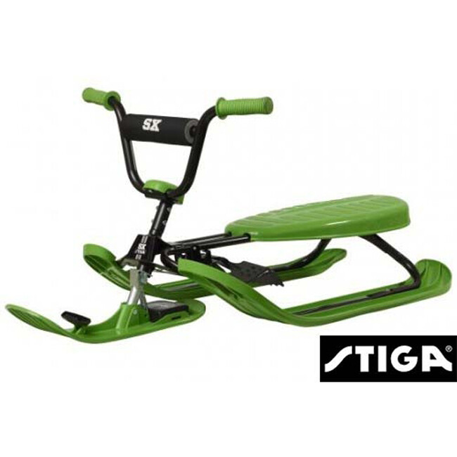 Stiga Snowracer SX Pro grün mit Zugseil