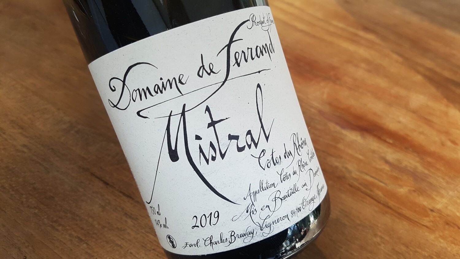Domaine de Ferrand Mistral 2019 | Côtes du Rhône Rouge | 6 x 75 cl