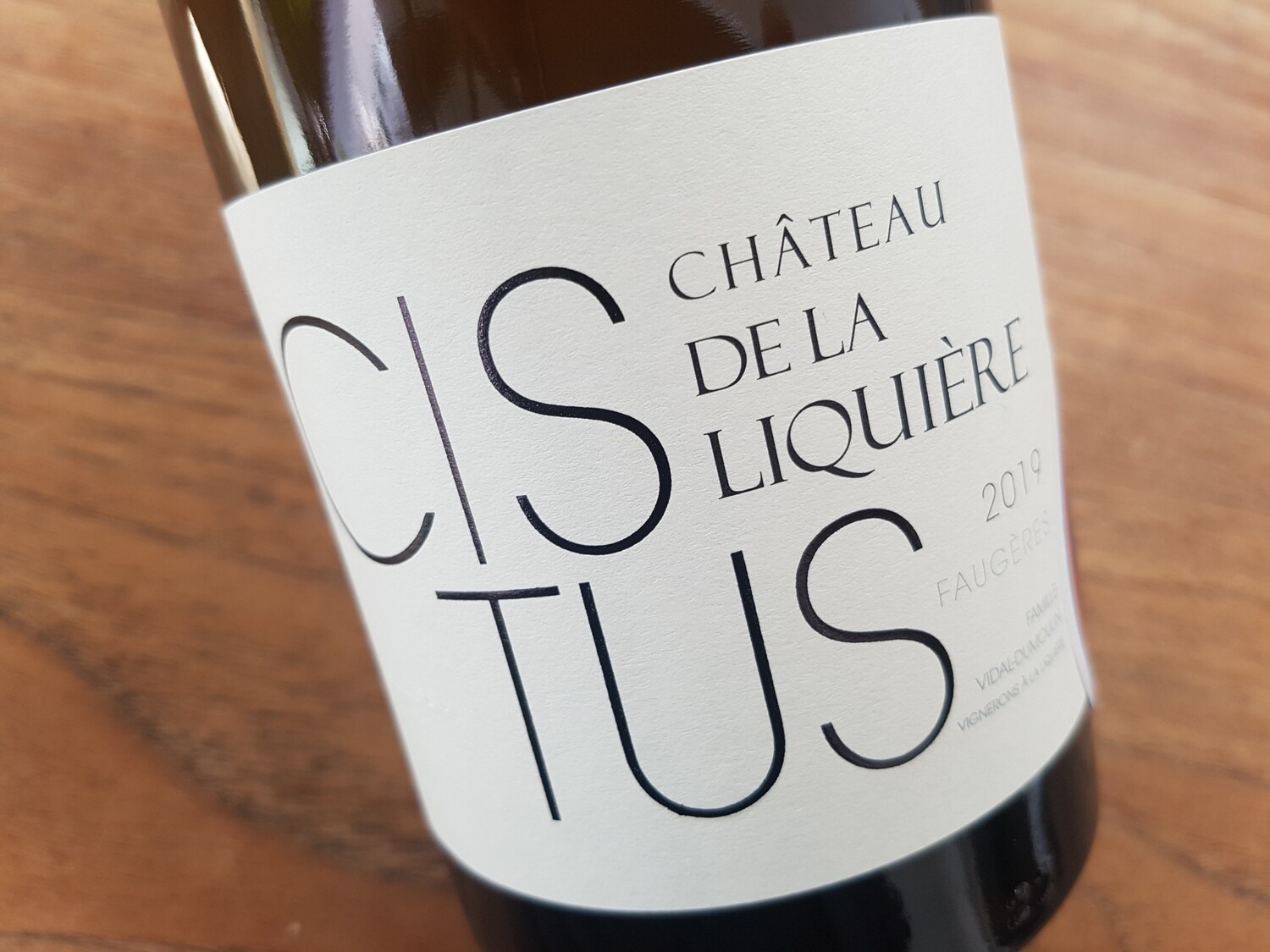 Château de la Liquière CISTUS Blanc 2019 | 6 bouteilles de 75 cl
