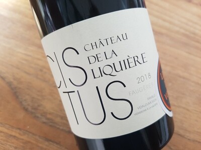 Château de la Liquière CISTUS Rouge 2018 | 6 bouteilles de 75 cl
