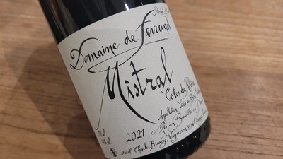 Domaine de Ferrand Mistral 2021 | Côtes du Rhône Rouge | 6x75cl Domaine de Ferrand Mistral 2021 | Côtes du Rhône Rouge | 6x75cl
