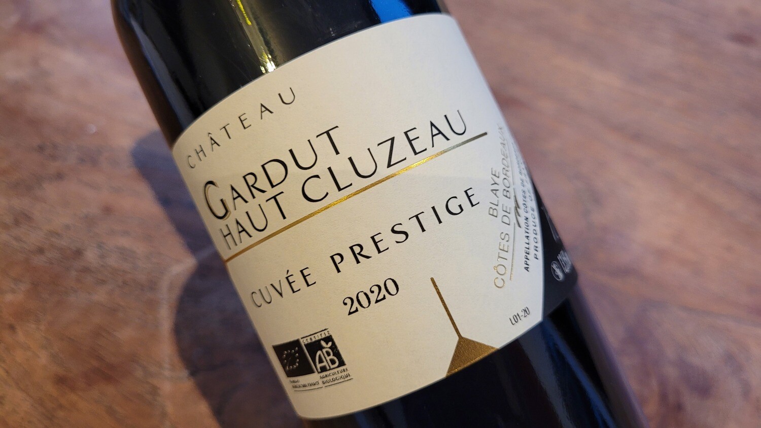 Château Gardut Haut Cluzeau Cuvée Prestige 2020 | Blaye Côtes de Bordeaux | 6x75cl