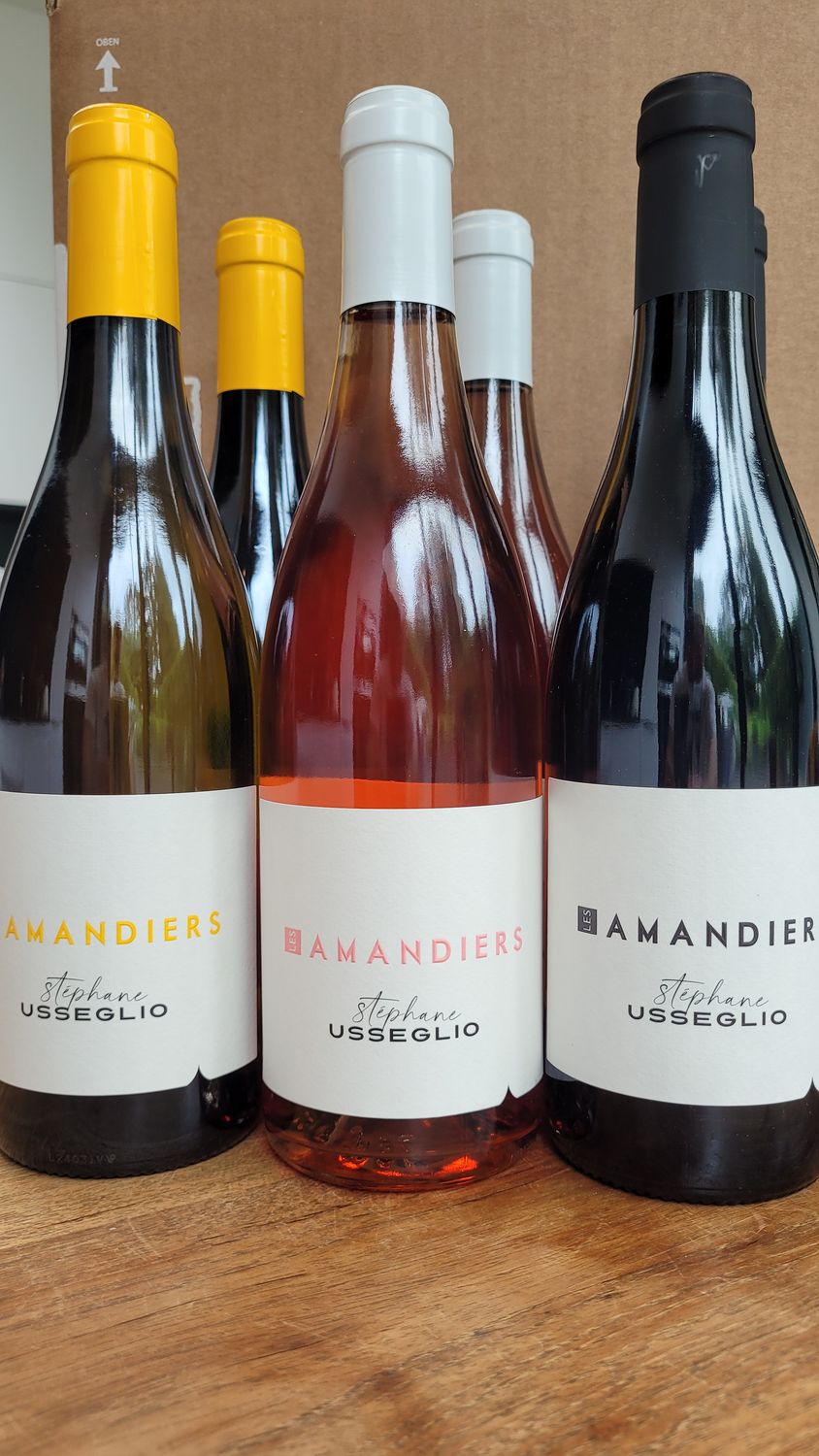 Stéphane Usseglio Les Amandiers blanc, rosé et rouge | Rhône | 6x75cl