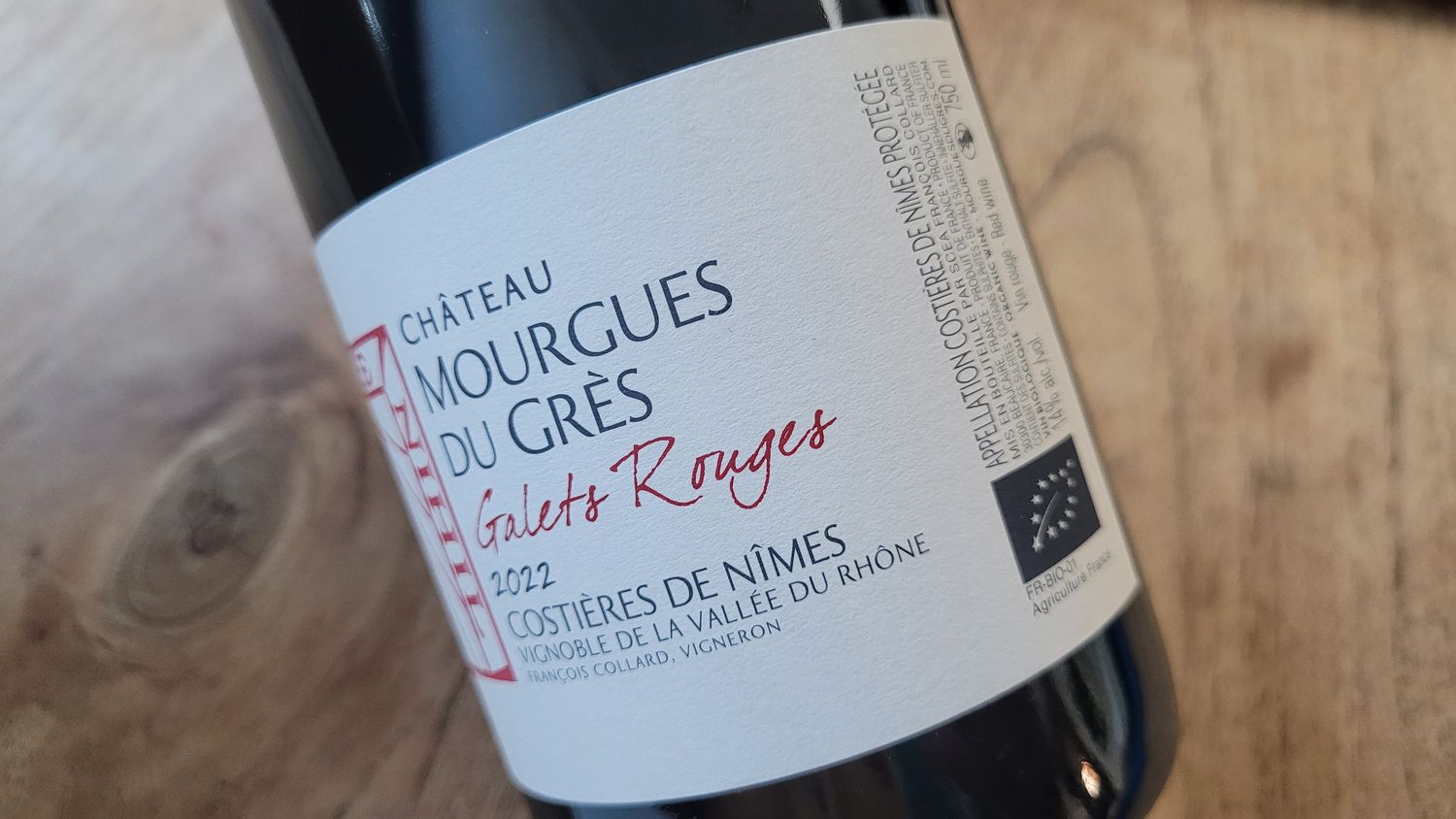 Château Mourgues du Grès Galets Rouges 2022 | Costières de Nîmes  | 1x75cl