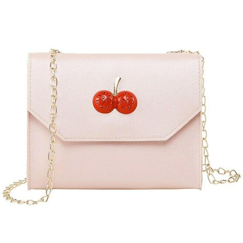 Sac impression cerise rose