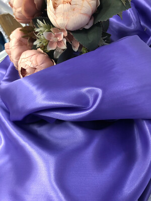 Ткань Атлас, фиолет, шир 150 см