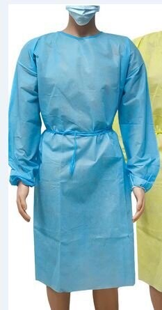 Besuchermäntel, Winner Medical Isolation Gown PP 30 gms/M2, Blau