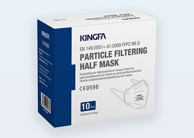 FFP2 White Face Mask With Extra Sponge KF-H 9421
