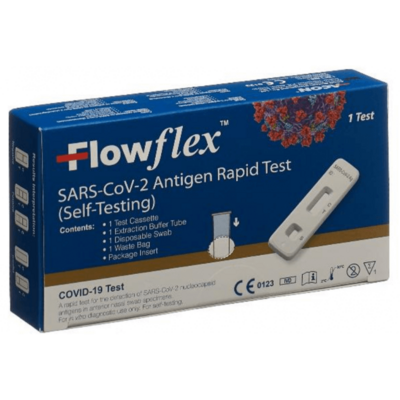 Covid-19 Antigen-Schnelltest Flowflex (Selbsttest) - 1er Packung
300 Stück/Karton