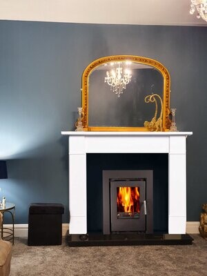 Flat Victoria Marble Fireplace and 400e