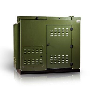 E-Compact ‘Slim’ Outdoor Wood Pellet Boiler (15 & 18 kW)