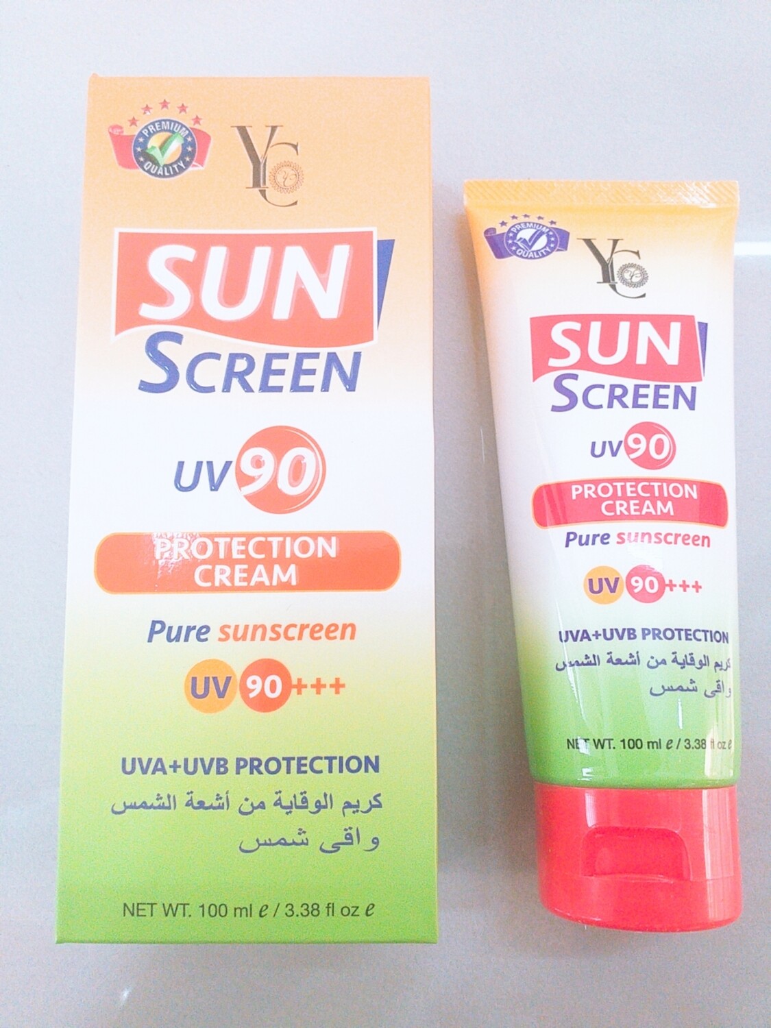 Yc Sunscreen UV 90 Sun protection Cream