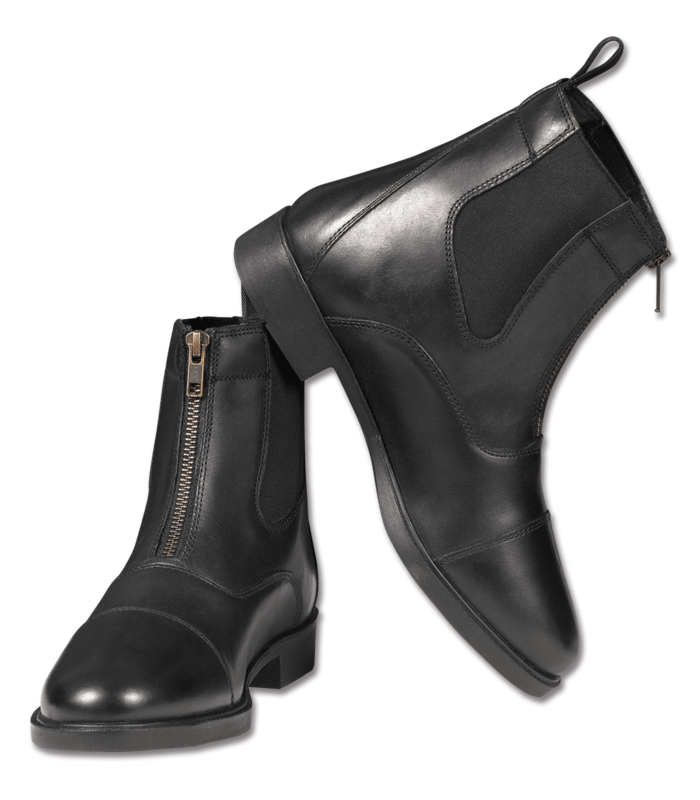 Boots cuir Boston noir - Waldhausen