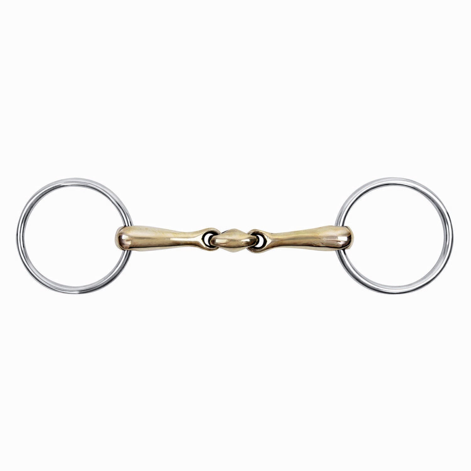 Mors 2 anneaux cuivre - double brisure