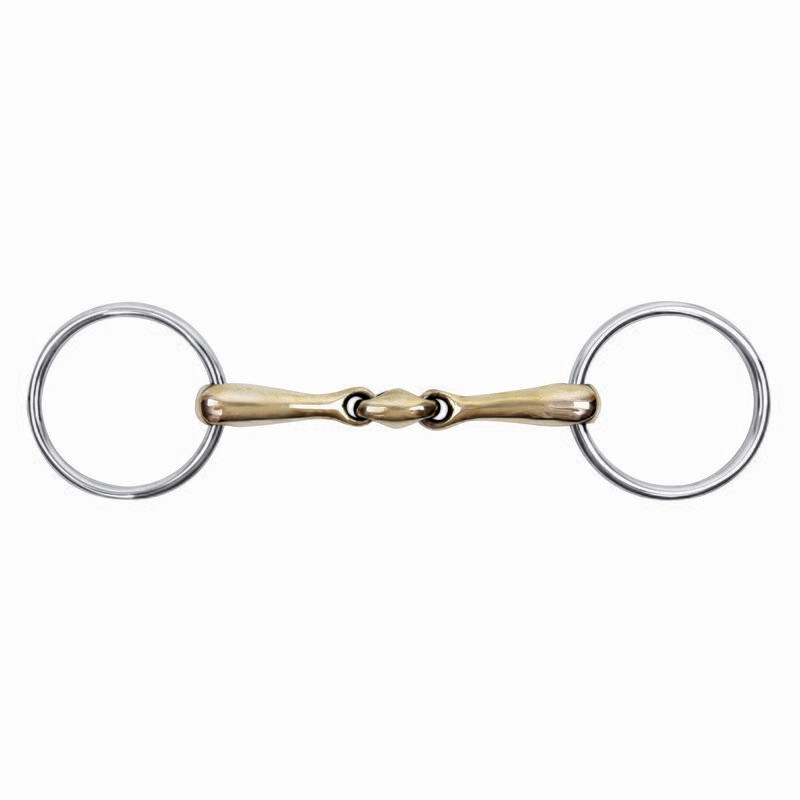 Mors 2 anneaux cuivre - double brisure