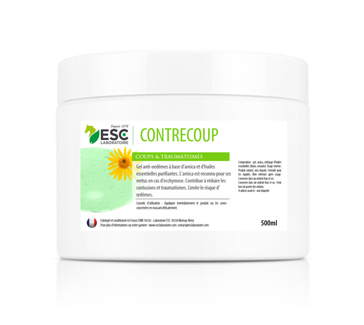 Pommade Contre coup - Base Arnica - 500ml - ESC Laboratoire